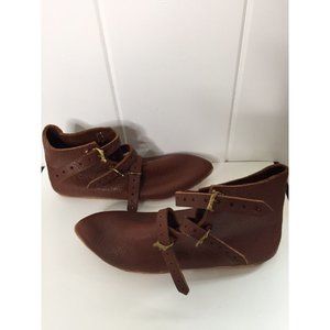 Medieval Leather Shoes With buckle - Approx Women’s 8-9